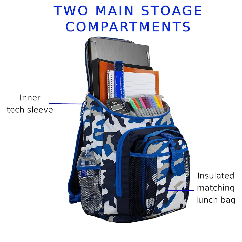 Amazon.com | Fuel Top Loader Backpack with Lunch Box Combo